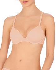 Natori Frame Contour Underwire Bra Women's 36DD Cameo Rose Combo Hook & Eye Back