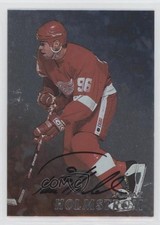 1998-99 ITG Be A Player Silver Auto Tomas Holmstrom #196 Auto 1z8