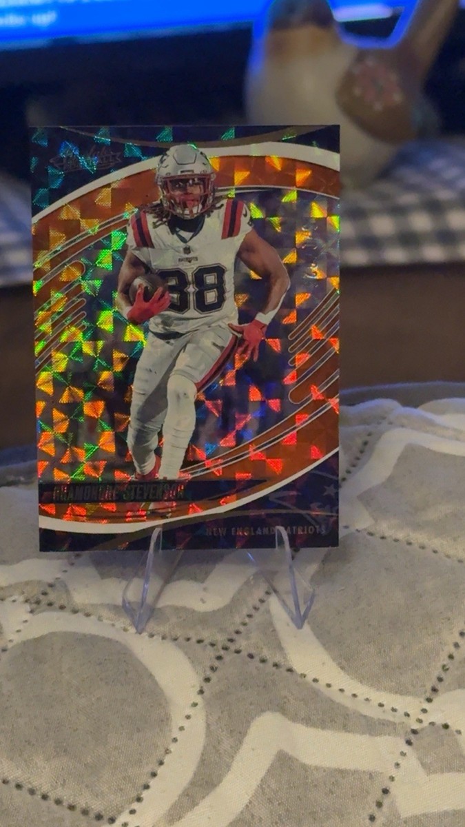 2025 Panini Absolute Rhamondre Stevenson #64 Orange Mosaic /825 | eBay