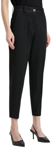 United Colors of Benetton Damen Pantalone 4Frxdf096 Hose, Schwarz, 30-image