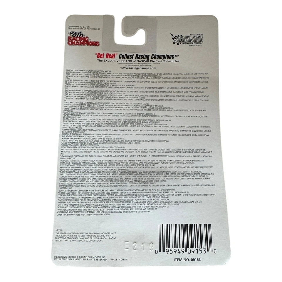 Coche Dale Jarrett White Rain Racing Champions Nascar escala 1:144 Foto 2 de 2