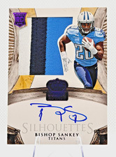 BISHOP SANKEY 2014 Crown Royale Silhouettes Purple #207 Rookie Patch Auto RC/25