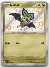 Noibat - 194/091 #194/91 (Holo) (NM) SV: Paldean Fates PAF Pokemon
