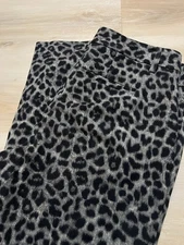 Cabi Pants Womens 6 Black Jungle Leopard Print Stretch Skinny Ankle Classic Pant