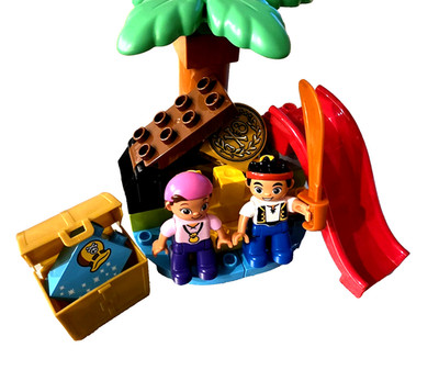 LEGO 10604 DUPLO Jake & The Neverland Pirates Treasure Island  UPCYCLED 100%