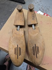 Vintage Wooden Shoe Stretchers   Rochester Shoe Tree Co.   Adjustable   Pair