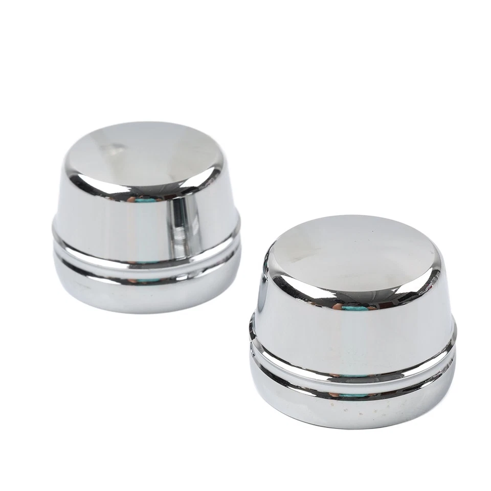 Front Axle Cap Nut Covers For Harley Touring Road King Electra Glide 2000-07 - Image 4 of 4