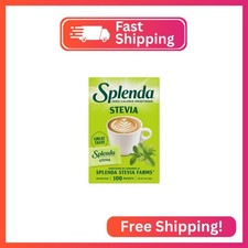 SPLENDA Stevia Zero Calorie Sweetener, Sugar Substitute Packets, 100 Count Pack