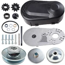 Torque Converter Go Kart Clutch 3/4 inch 10T 40/41 & 12T 35 Chain Drive Belt P..