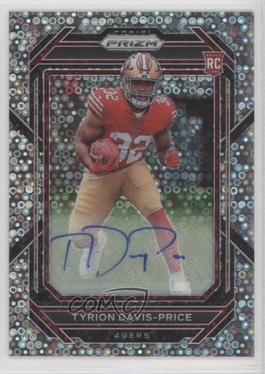 2022 Panini Prizm Rookies No Huddle Tyrion Davis-Price #320 Rookie Auto RC 18a8