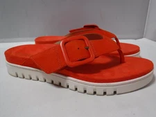 GA2 Vionic Sandals Womens Size 10 Red Uptown Marin Platform Thong Buckle Shoes