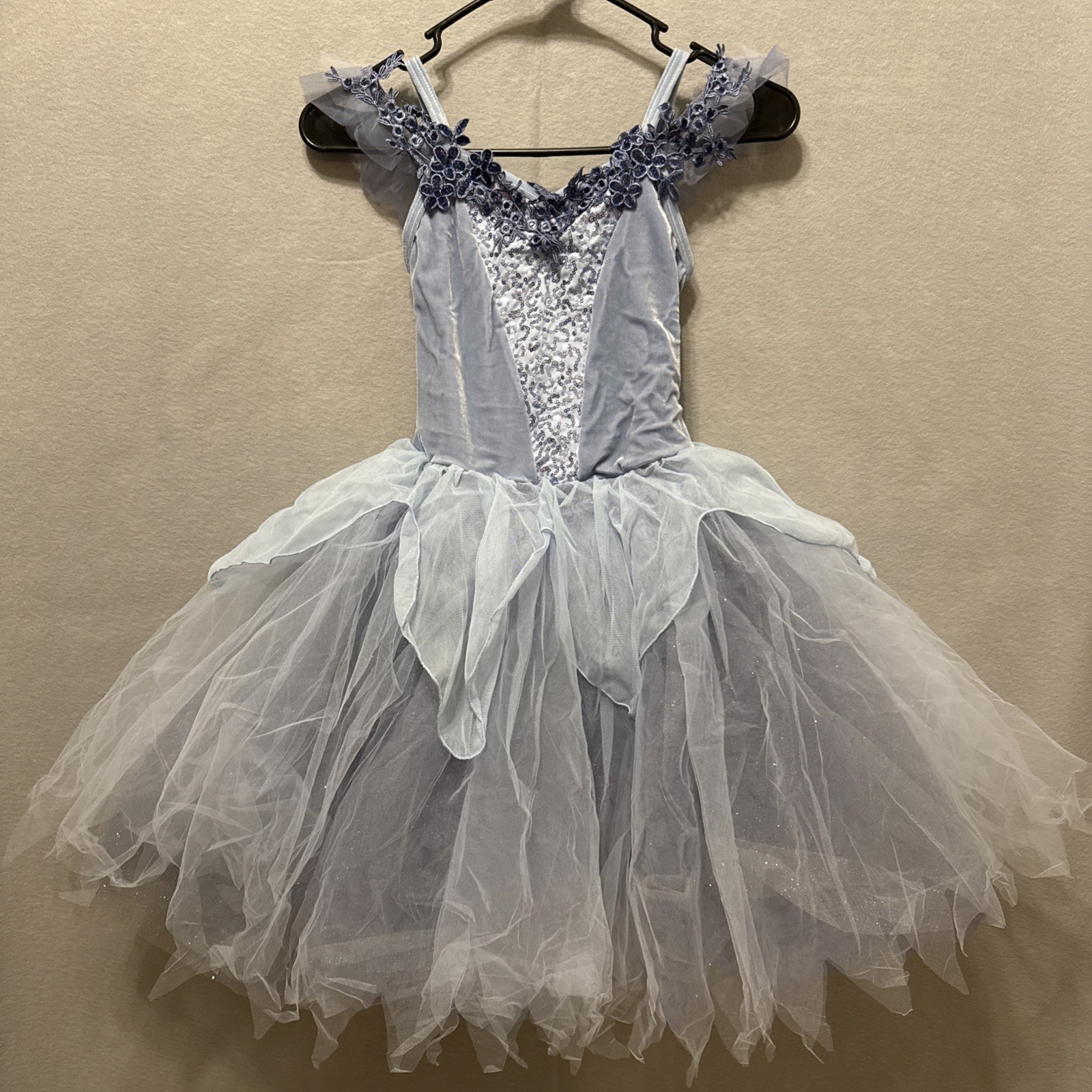 Weissman Dance Recital Costume Blue Girls Medium - image 1