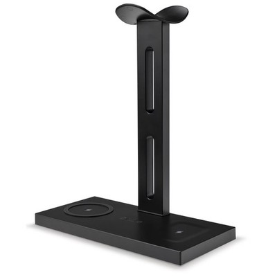 5-in-1 Wireless Charging Headphone Stand with Multi-Function Dock and Fast