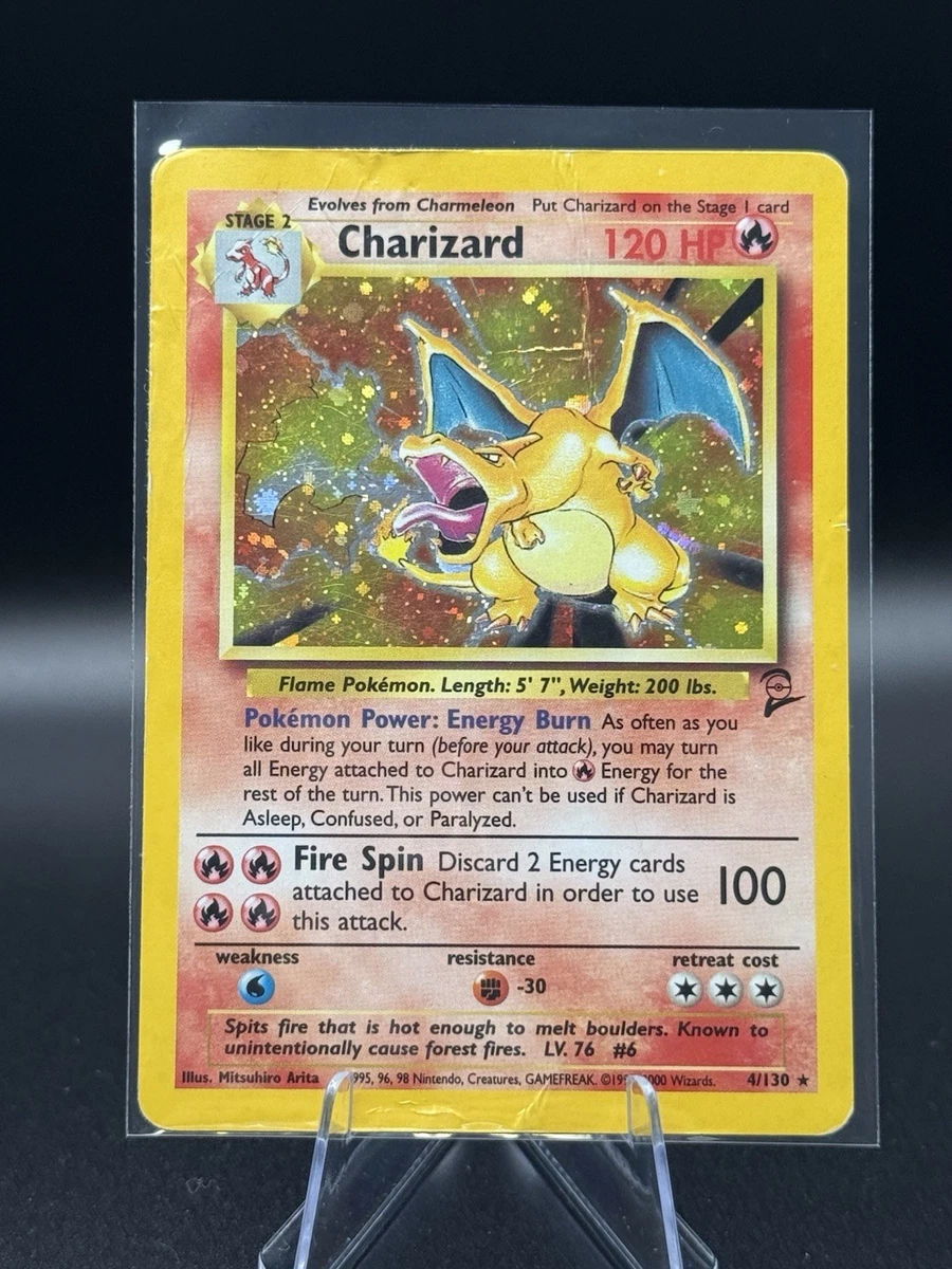 Preços baixos em Charizard Pokémon TCG Holo Conjunto Base Rara 2