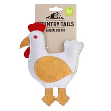 Country Tails - Chicken, Premium Dog Toy (CTA13), Multi-Color