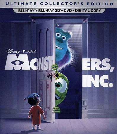 Monsters, Inc. (Blu-ray/DVD, 2013, 5-Disc Set, Includes Digital Copy 3D) - Picture 1 of 1