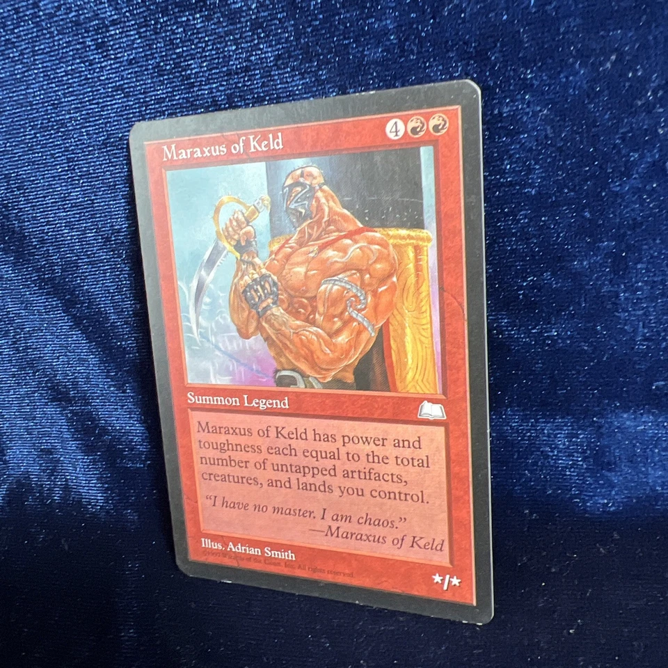 Maraxus of Keld Weatherlight Rare MTG Magic The Gathering Card Reserved List - Image 3 of 4