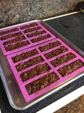 Large Rectangle Silicone Mold 2 PCS 8-Cavity Granola Bar Nutrition Cereal Bar