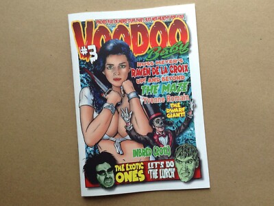 VOODOO BABY ISSUE 3. RUSS MEYER'S RAVEN DE LA CROIX, LURCH, ROXANNE BREWER, 