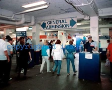 Old Comiskey Park 1990 Walking in front gate behind home plate Color 8x10 VV