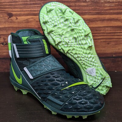 Nike FORCE SAVAGE アメフトスパイク　カーキ　ハイカット28.5 Nike Force Savage Elite 2 TD Michigan State PE Men's 15 Green