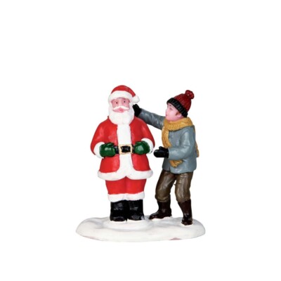 ZURÜCKGENOMMENE Lemax Weihnachts- und Feiertagsfigur. Vorgarten Weihnachtsmann. SKU#32127 c.2013