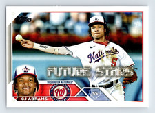 CJ Abrams 2023 TOPPS SERIES 1 FUTURE STARS #35 WASHINGTON NATIONALS QTY