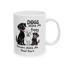 Dog Lover Coffee Mug with Quotes - Perfect for Your Morning Drinks - Cup