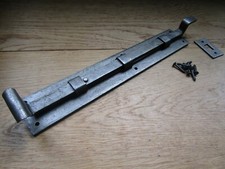 FISH TAIL DOOR BOLT Hand forged blacksmith traditional vintage door slide bolt