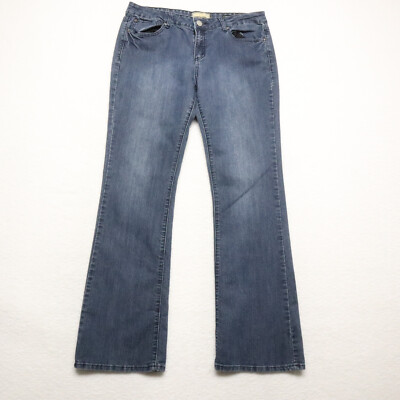 Kardashian Collection Khloe Women's Size 14 Blue Bootcut Leg