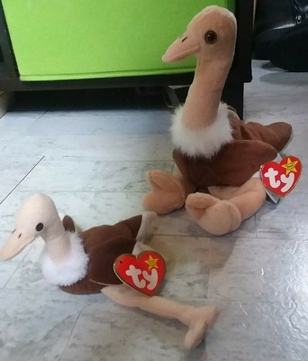stretchy the ostrich beanie baby 1993