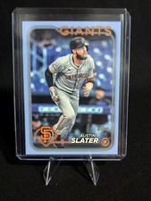 Austin Slater Fathers Day Blue /50 US261 2024 Topps Update San Francisco Giants