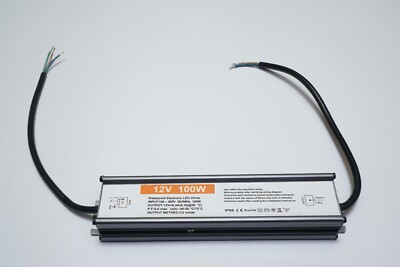 New Waterproof Electronic LED Driver IP68 12V 100W Output Method:CV Mode