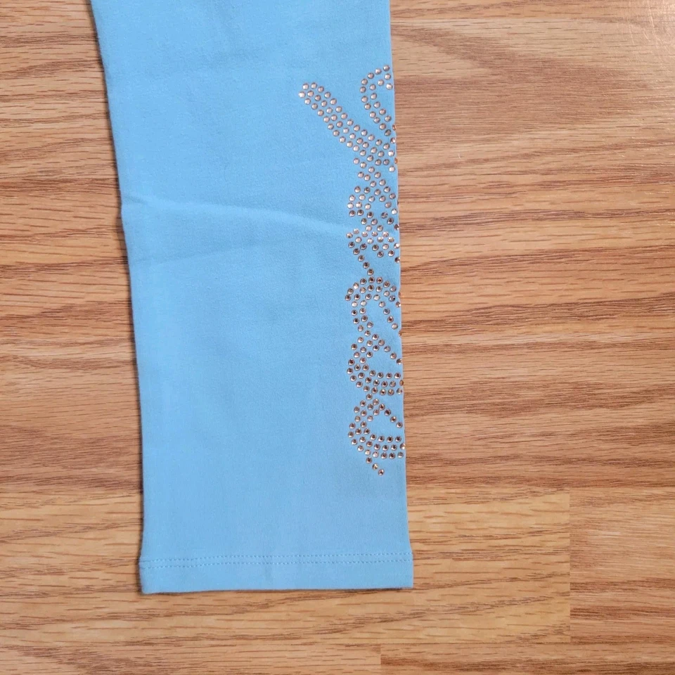 Nuevo Con Etiquetas GUESS Niñas Talla 14 Yenifer Logo Leggings Azul Cielo Natural Nuevo Con Etiquetas Foto 2 de 4