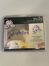 Vintage Wallies Wallpaper Cutouts Hydrangeas Crafting Decor