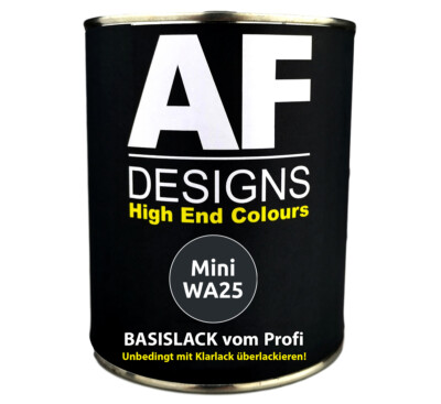 1L Basislack für Mini WA25 Astro Black Metallic Spritzfertig Autolack