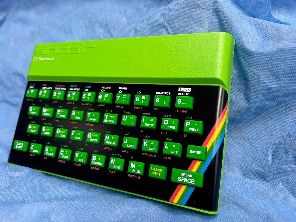 コンピューター Sinclair ZX Spectrum 16K / 48K Replacement Case - Repro Set Green