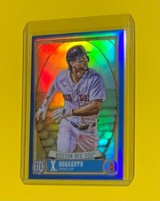 2021 Topps Gypsy Queen Xander Bogaerts CHROME BLUE REFRACTOR /99 SP Red Sox #24