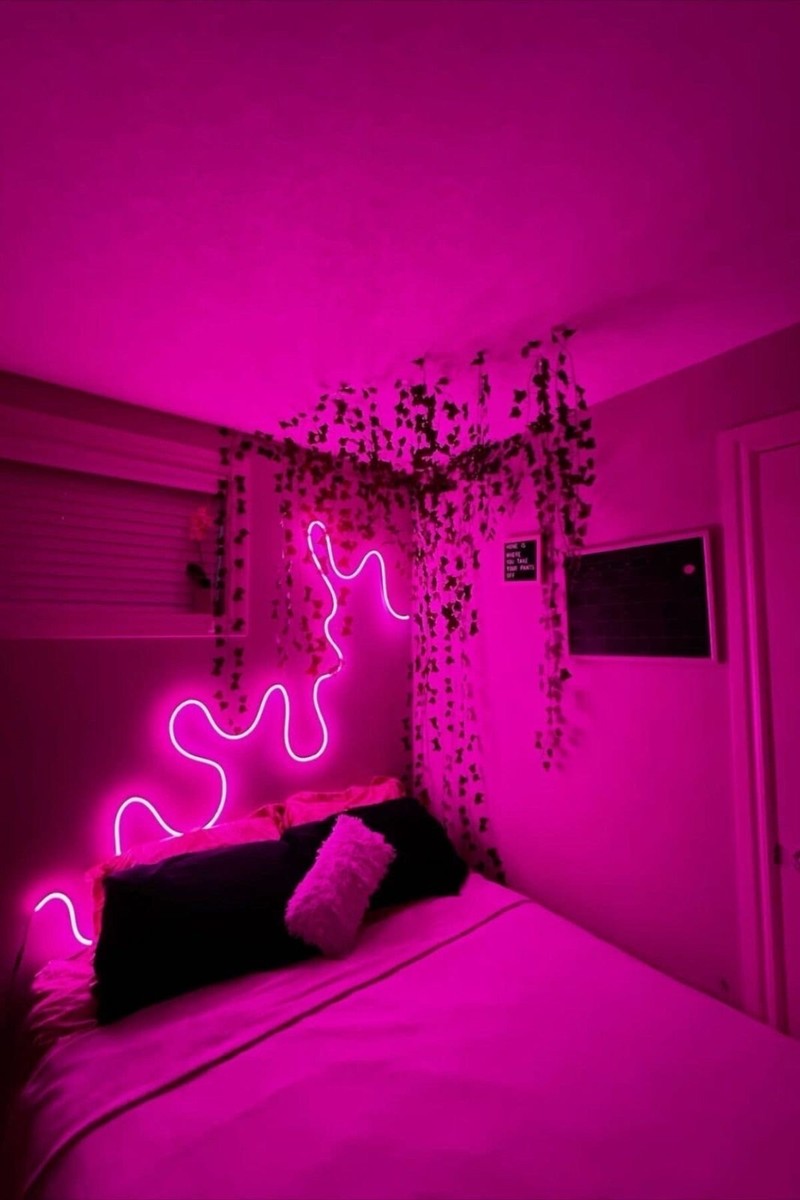 Ceiling Led Lights Bedroom Tumblr LED Strip Light Aesthetic Roomcore, image size:800x1200