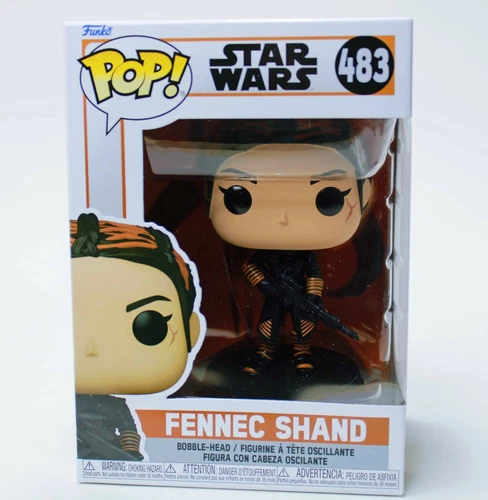 Funko Pop! Star Wars: The Mandalorian Fett Fennec Shand Figure Bobble-Head # 483