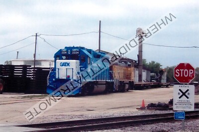 GATX Rail GMTX 2334 EMD GP38-2 Dekalb ILL 5-9-2015 Photo (I7)