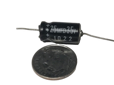 Vintage Sprague/Mallory Electrolytic Capacitors 25µF 35V Axial Leads Lots of  5x