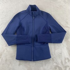 Lululemon Front  Centre Jacket Women 4 Hero Blue Luxtreme Full Zip Wicking