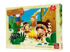 Puzzle - Indianer und Lagerfeuer, 24 Teile