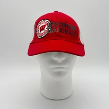 Wisconsin Badgers Trucker Mesh Hat Snapback American Needle