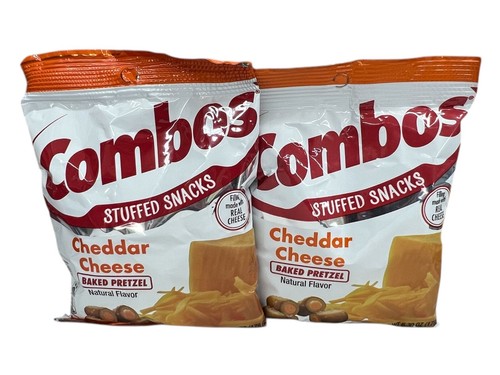 Combos Cheddar Cheese Pretzel Baked Snacks 6.30 oz (2 Pack)