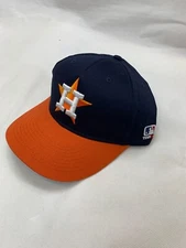 OC Sports MLB Houston Astros Adult Adjustable One Size Hat Cap Navy Blue Orange
