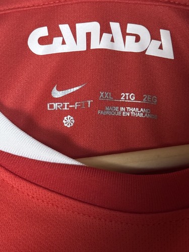 Nike Canada National Team 2024 Home Blank Replica Jersey Men's Size XXL Red - Picture 2 of 7
