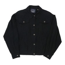 Iceberg Jeans Jacket - Small Black Cotton
