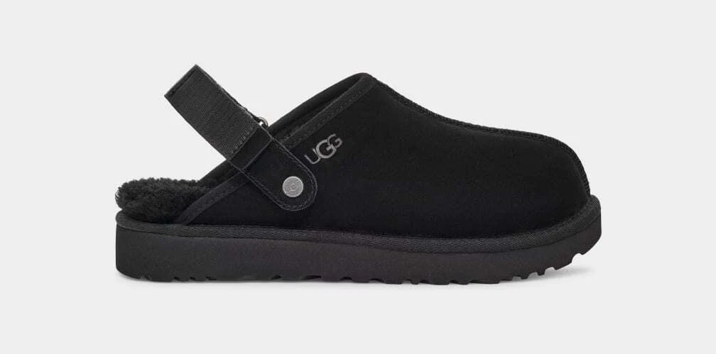 Ugg black hotsell slippers womens
